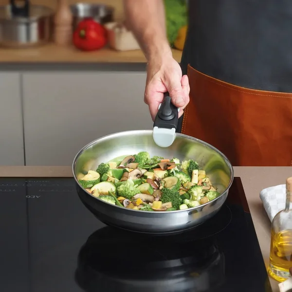 Cuisson de légumes sur induction